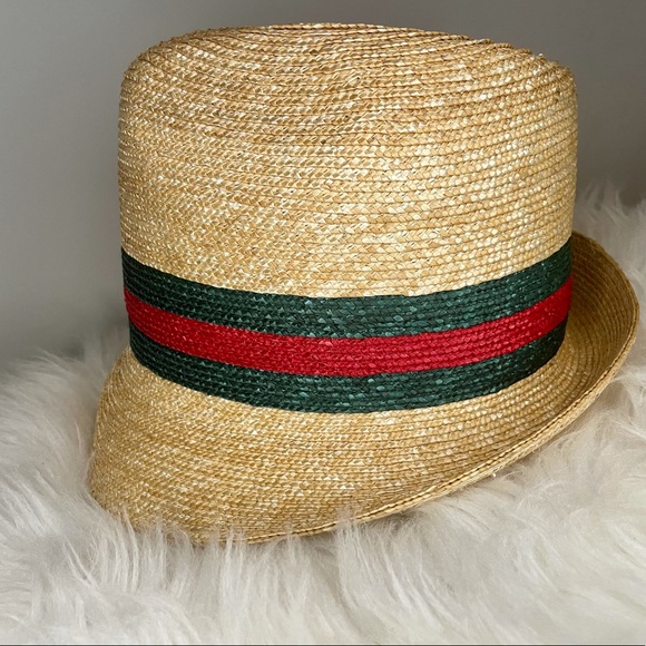 GUCCI Beige Woven straw bucket hat - Picture 4 of 7